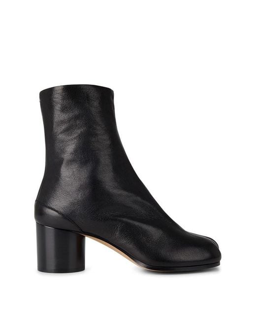 Maison Margiela Black Tabi Ankle Boots 60Mm