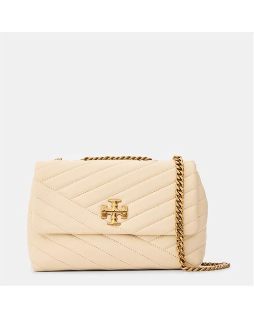 Tory Burch Natural Tory Shoulder Bag