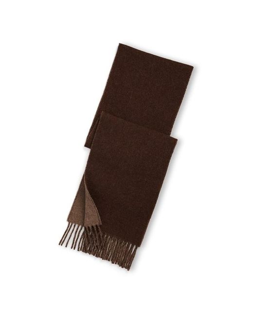 Polo Ralph Lauren Brown Reversible Wool Blend Scarf for men