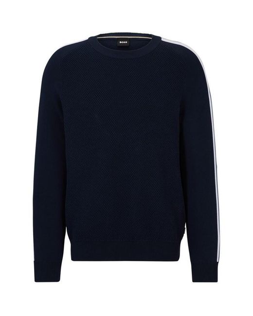 Boss Blue Pontevico Knitted Top for men