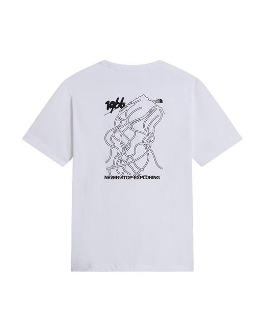 The North Face White Tnf Nse Graphic Tee for men