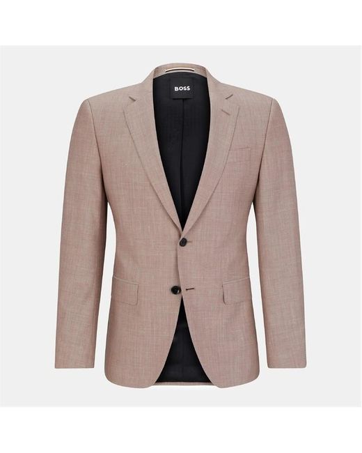 Boss Gray Tailored Lapel Formal Jacket for men