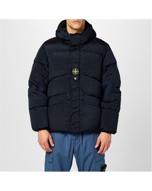 Stone Island Blue Nylon Metal Jacket for men