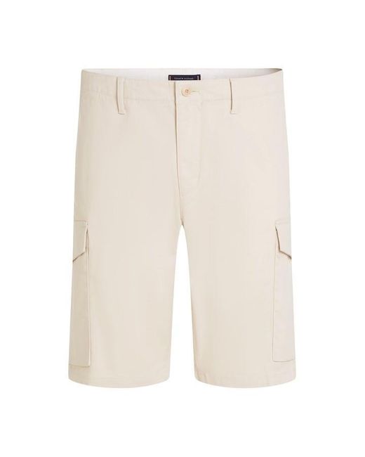 Tommy Hilfiger Red Harlem Relaxed Fit Cargo Shorts for men