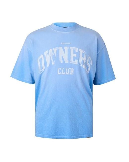 Represent Blue Rep Owners Tee Sn64 for men