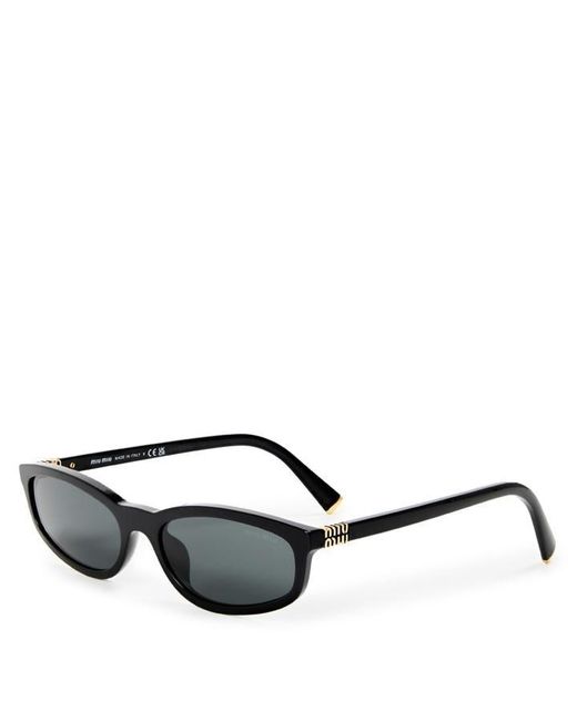 Miu Miu Gray Cat Eye Sunglasses