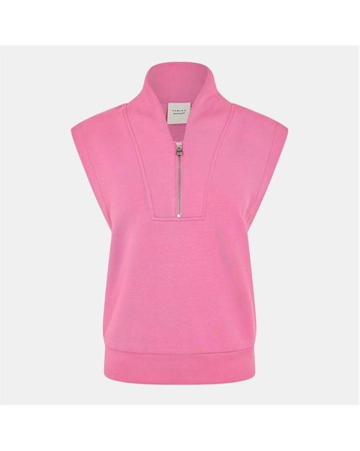 Varley Pink Loretta Zip