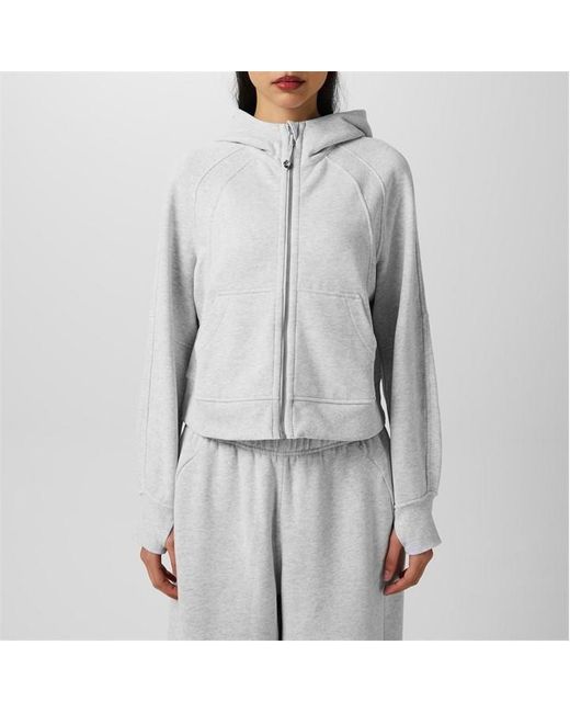 lululemon athletica Gray Scuba Oversized Full Zip Hoodie