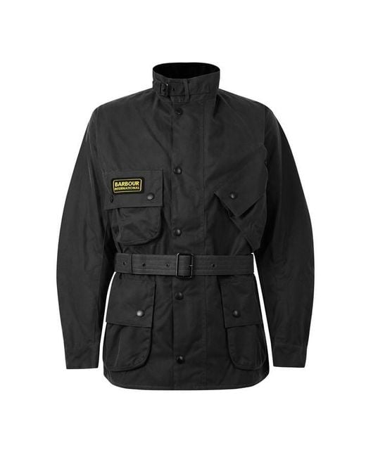 Barbour Black Original Waxed Jacket for men