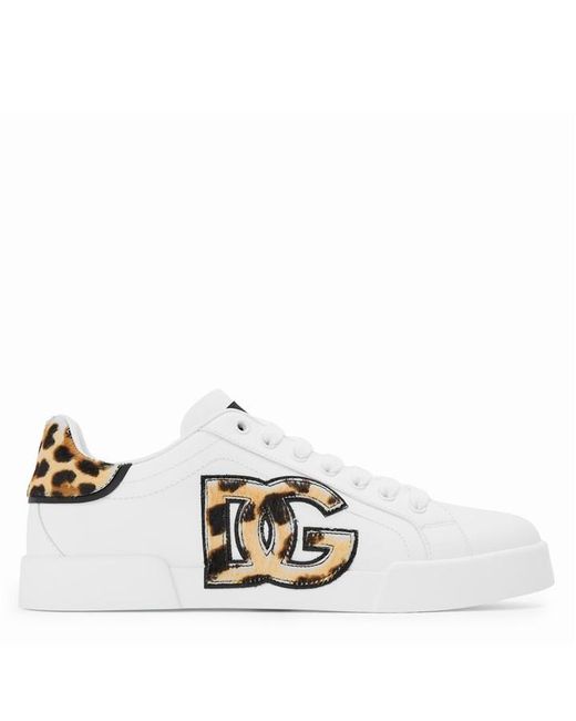 Dolce & Gabbana Natural Cushioned Low-Top Trainers