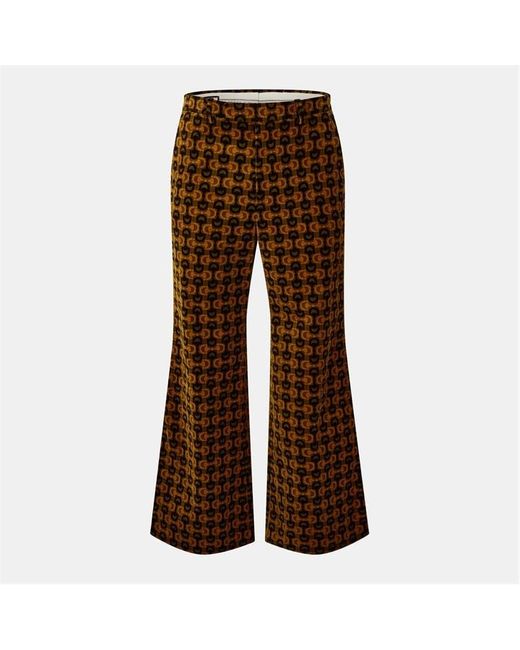 Gucci Brown Wide Leg Trousers for men