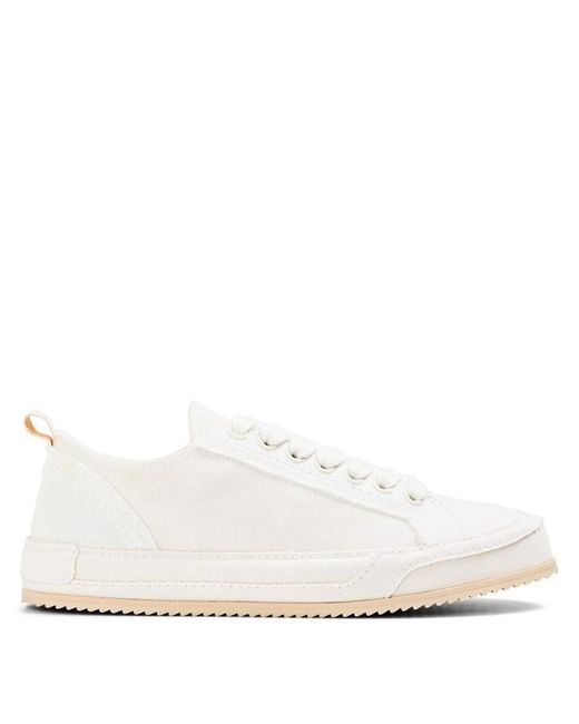 Represent White Canvas Trainers for men