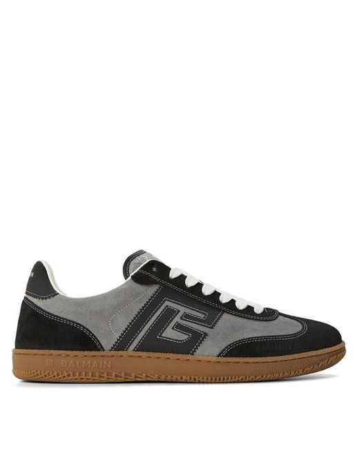 Balmain Black Low-Top Trainers for men