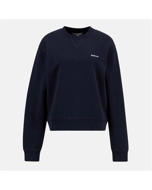 Barbour Blue Bede Oversized Sweatshirt