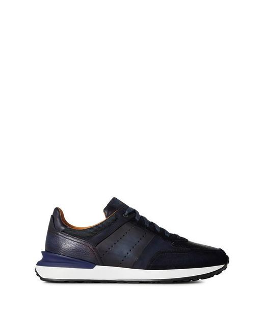 Magnanni Shoes Blue Sona Sneakers for men