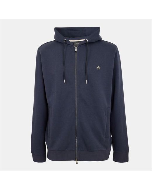 Boss Blue Hbb Cspence Zip Hoodie for men