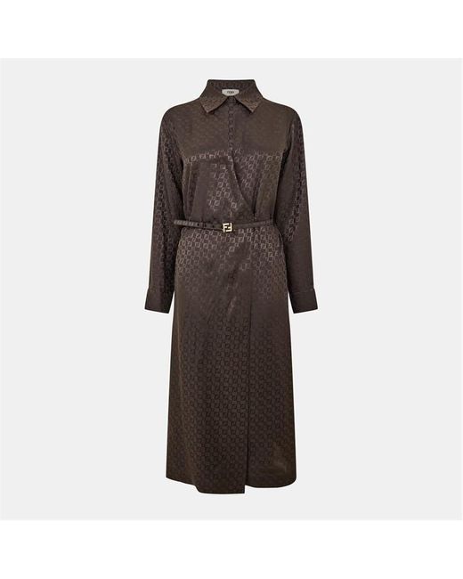 Fendi Black A Line Dress