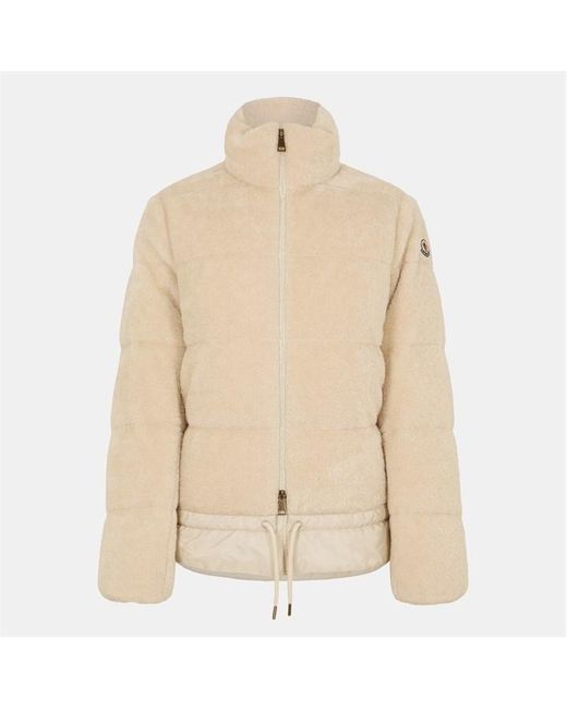 Moncler Natural Cedre Teddy Coat