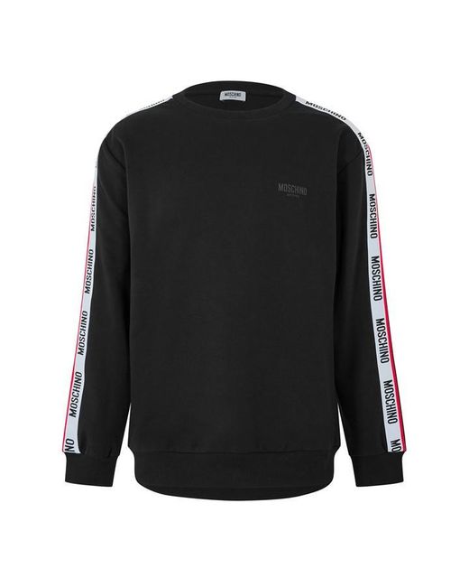 Moschino Black Crew Sweatshirt for men