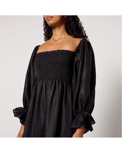 Sleeper Black Atlanta Linen Dress for men