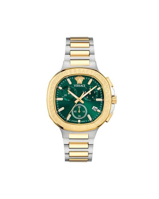 Versace Metallic Square Analogue Quartz Watch