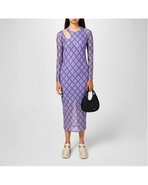 HUGO Purple Nalusia Dress