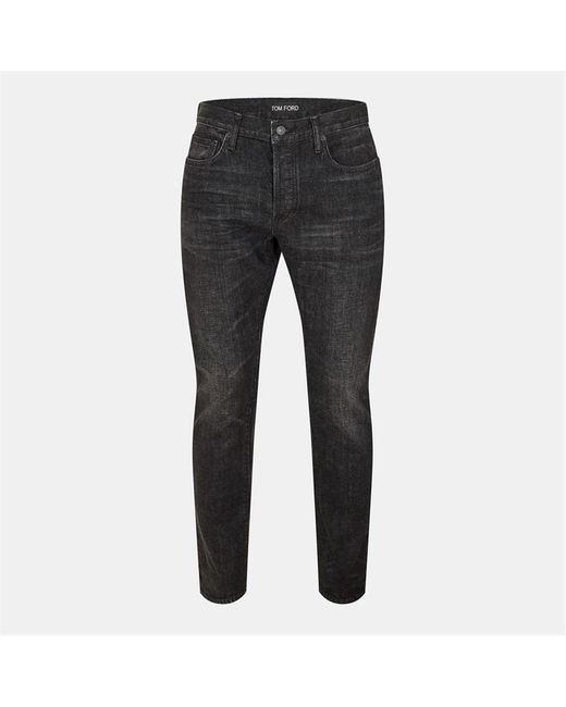 Tom Ford Black Straight Leg Jeans for men