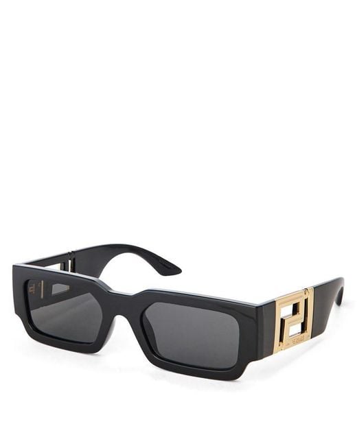 Versace Gray 0Ve4506U Square Sunglasses for men