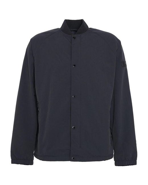 Barbour Blue Mosswold Showerproof Jacket for men