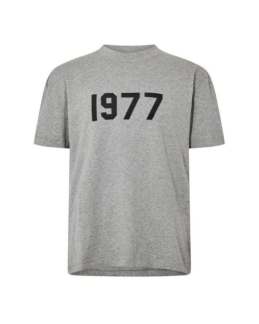Fear Of God Gray Adults Oversized T-Shirt