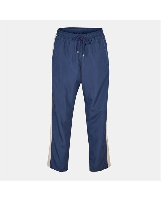 Gucci Blue Open Bottom Woven Joggers for men