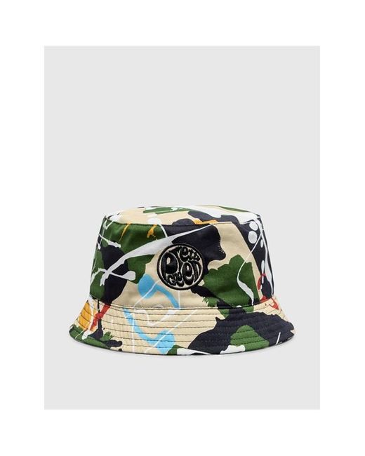 Pretty Green Green Pg Convergence Bucket Hats for men