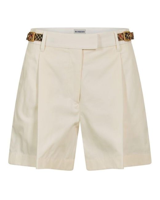 Burberry Natural Tailored Shorts