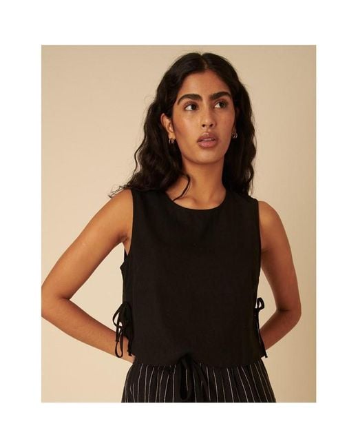 Nobody's Child Black Verity Crop Top