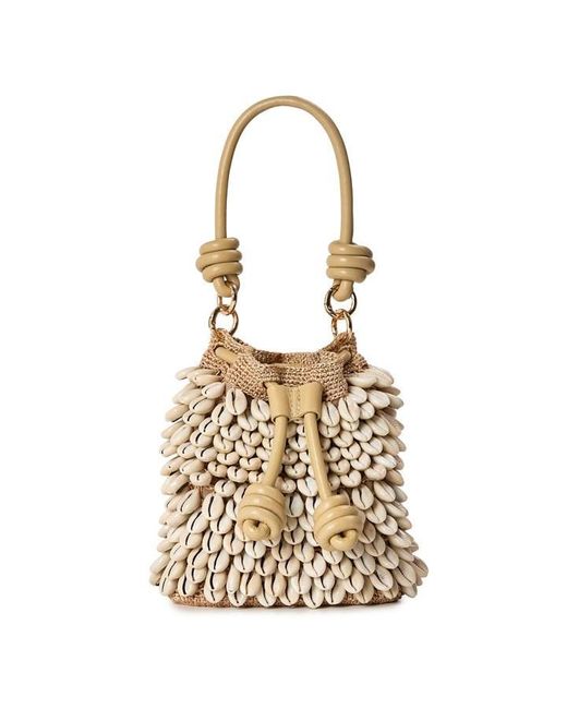 DESIERTO Metallic Caracola Dia Bucket Bag