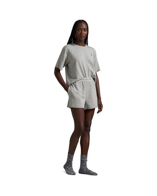Polo Ralph Lauren Gray Short Sleeve Pyjama Set