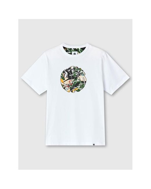 Pretty Green White Pg Convergence Ts for men