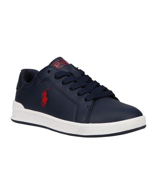 Polo Ralph Lauren Blue Heritage Court Trainers for men