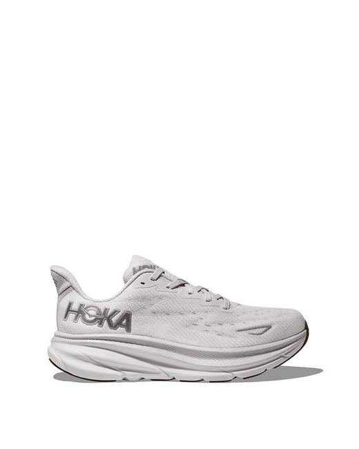 Hoka One One White Clifton 9