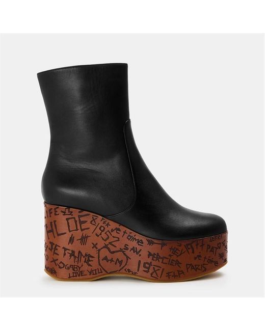 Chloé Brown Maxime Boots