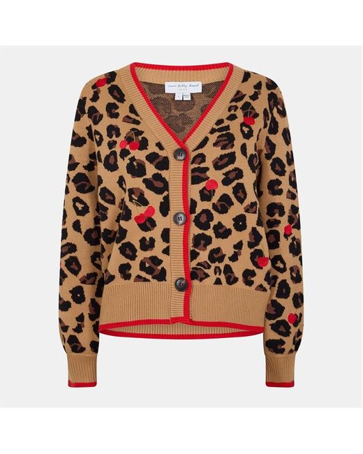 Never Fully Dressed Brown Cherry Cadrie Cardigan