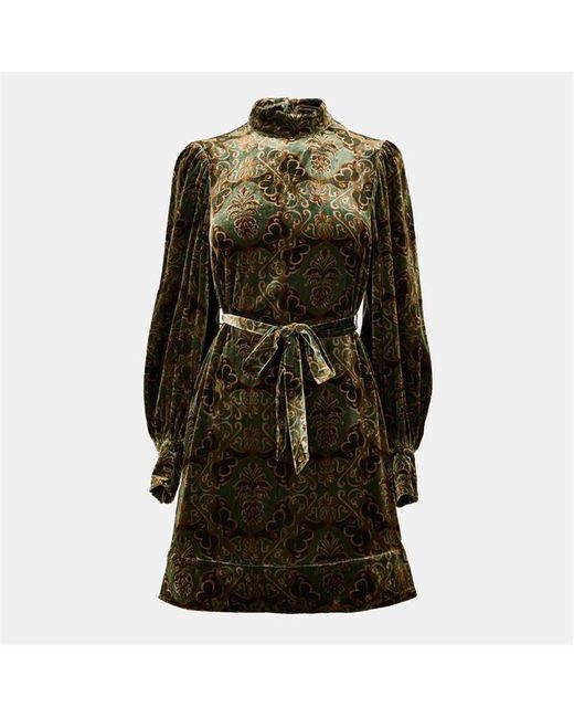 BARBOUR X FARM RIO Green X Farm Rio Ana Clara Mini Dress