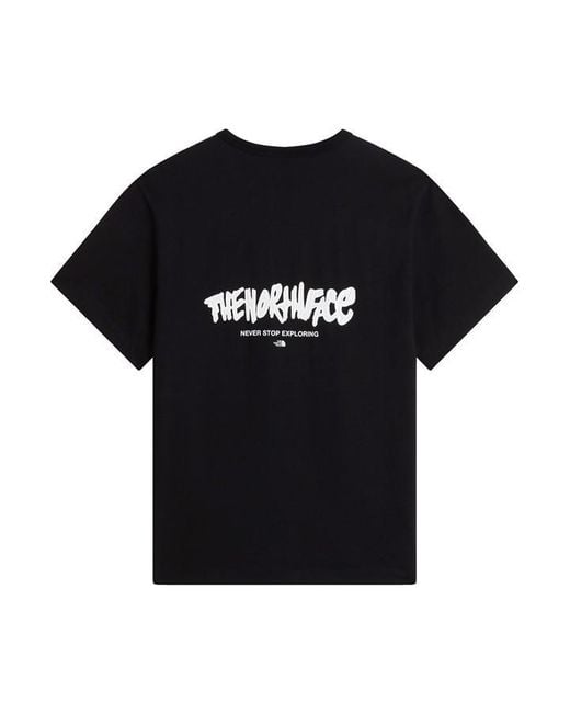 The North Face Black Tnf Nse Logo Tee for men