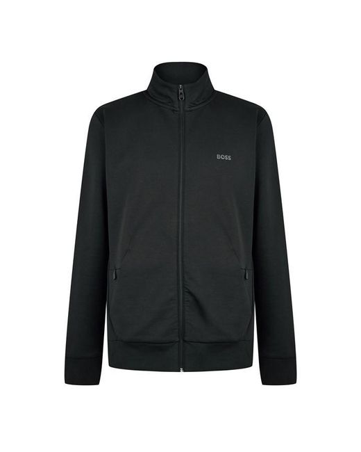 Boss Black Skaz Curved Fleece Jacket for men
