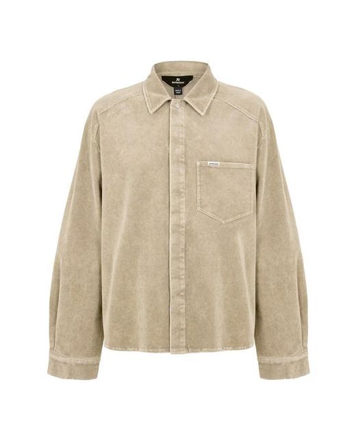 Represent Natural Long Sleeve Plain Shirt for men