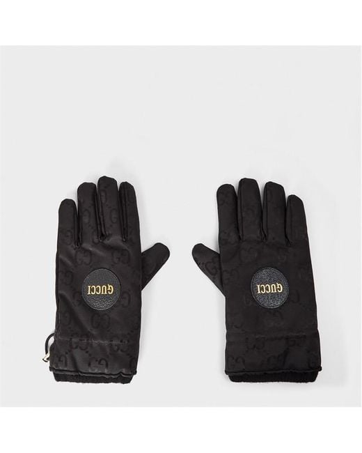 Gucci Black Fleece Gloves for men