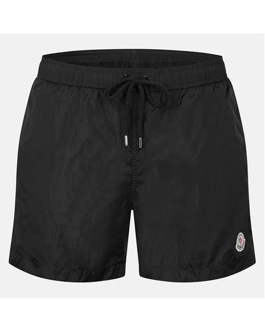Moncler Blue Logo Swim Shorts for men