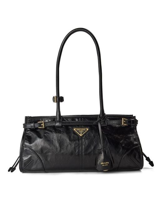 Prada Black Bonnie Top Handle Bag