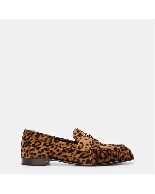 Fendi Brown Slip-On Loafers