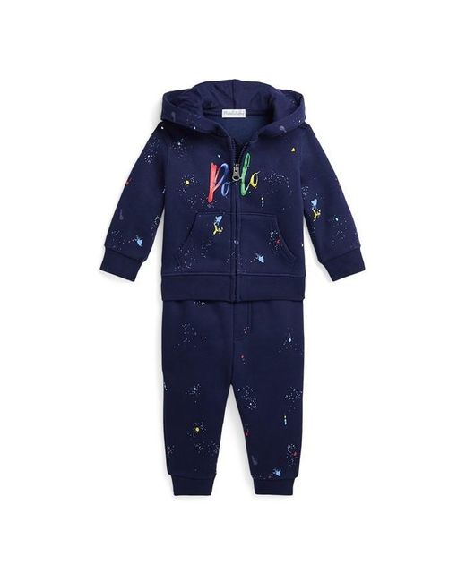 Polo Ralph Lauren Blue Logo Tracksuit Infants